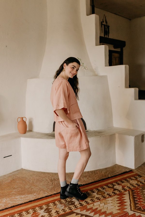 Muse the Label Lola Shirt - Blush Muse the Label Lola Shirt - Blush