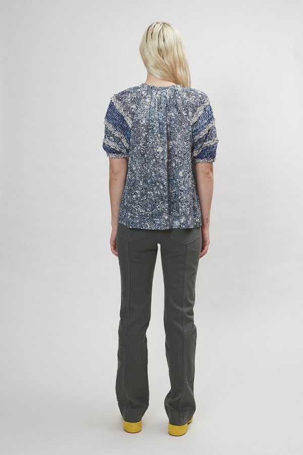 Ulla Johnson Aiko Top - Indigo Ulla Johnson Aiko Top - Indigo