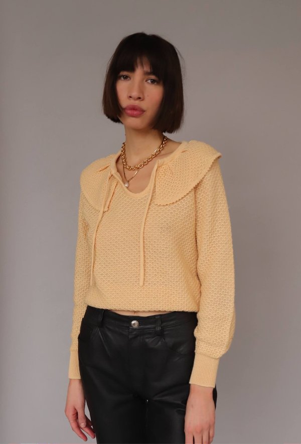 Peter Pan Sweatshirt- Yellow
