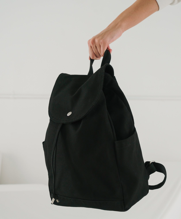 Baggu Drawstring Backpack - Black | Garmentory display picture 2