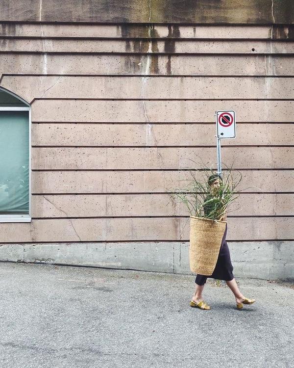 TWENTY ONE TONNES Giant Basket - Natural