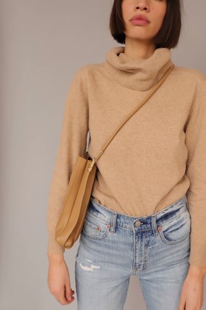 Melie Bianco Carrie Pleated Vegan Shoulder Bag - Taupe Melie Bianco Carrie Pleated Vegan Shoulder Bag - Taupe