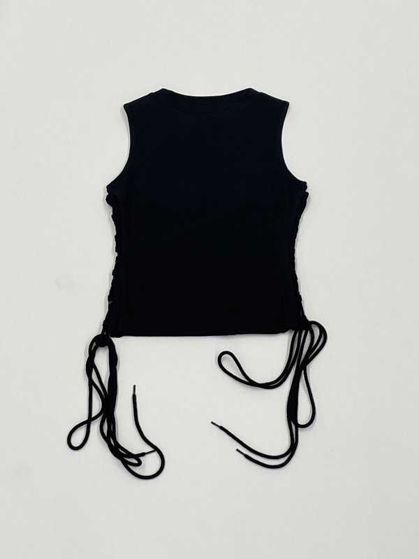 Ashley Williams Sexy Crystal Web Top | Garmentory
