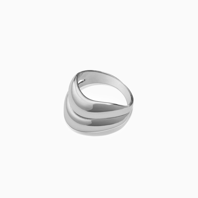 AGMES Double Wave Ring 