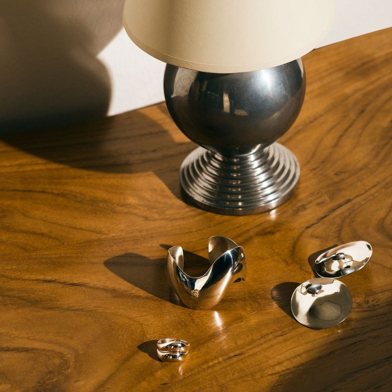 AGMES Double Wave Ring 