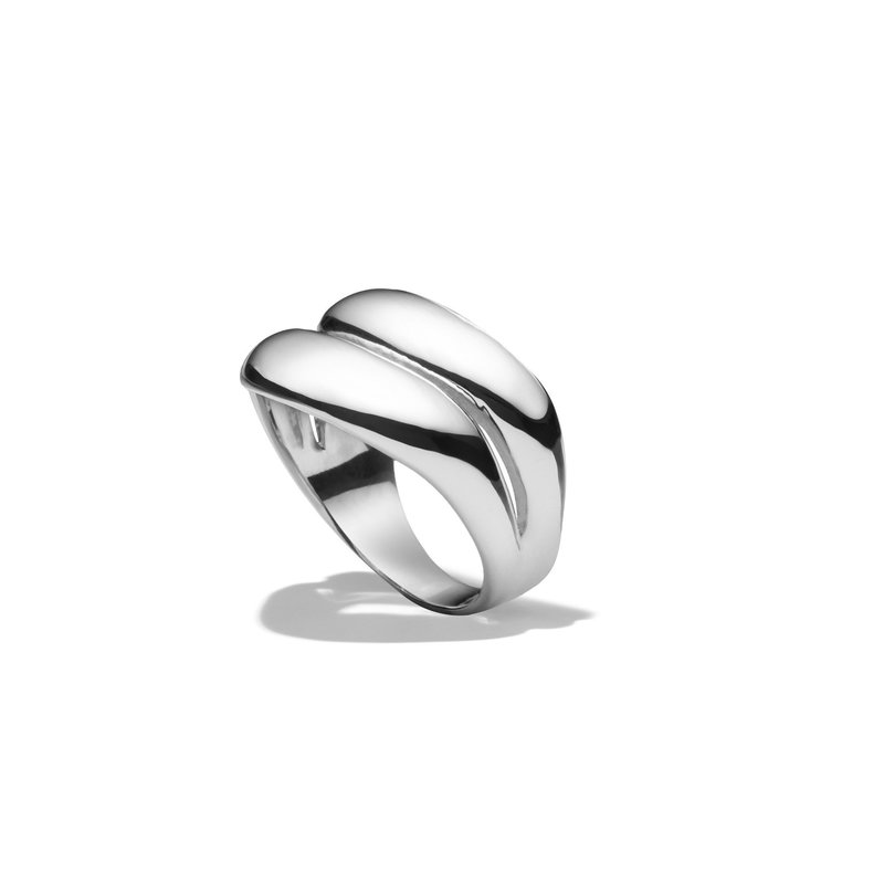 AGMES Double Wave Ring 