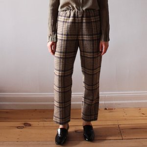 Creatures of Comfort Asher Pant - Tan Plaid Creatures of Comfort Asher Pant - Tan Plaid