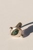 Blue & Blue Malachite Lidded Eye Ring - Thumbnail 1