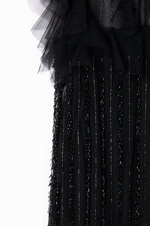 Alberta Ferretti Sequin Embellished Dress - Black Alberta Ferretti Sequin Embellished Dress - Black