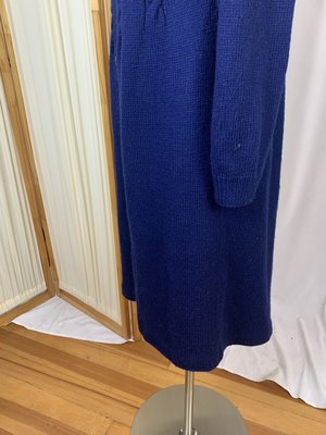 Vintage Cable Knit Coat/Sweater - Blue Vintage Cable Knit Coat/Sweater - Blue