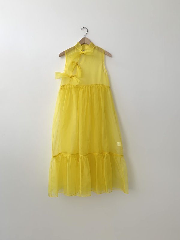 Kamperett MAE SILK ORGANZA DRESS - CANARY Kamperett MAE SILK ORGANZA DRESS - CANARY