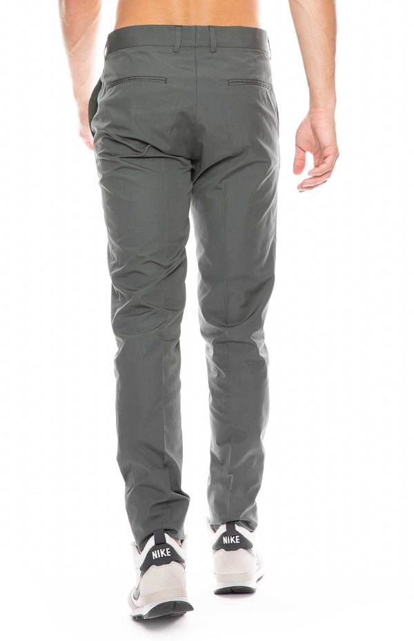 STELLA MCCARTNEY Troy Cotton Poplin Pant - GREEN ASH 1175 STELLA MCCARTNEY Troy Cotton Poplin Pant - GREEN ASH 1175