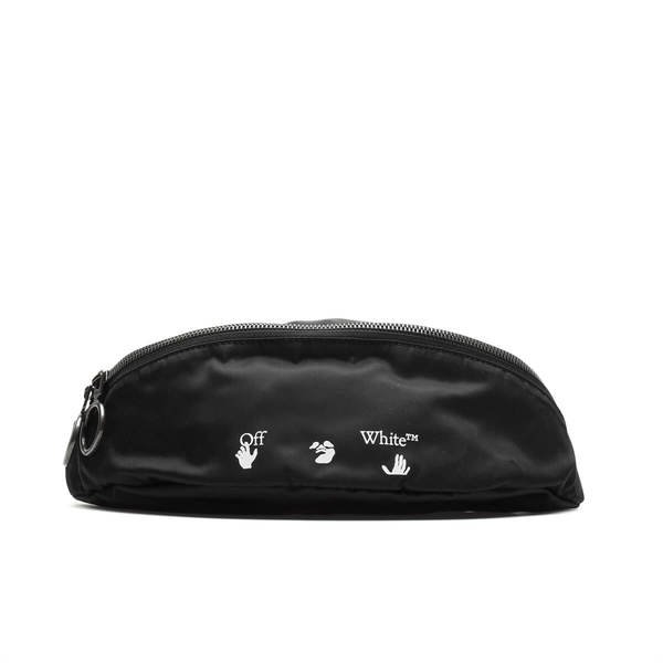 OFF-WHITE OW logo fanny pack - black OFF-WHITE OW logo fanny pack - black