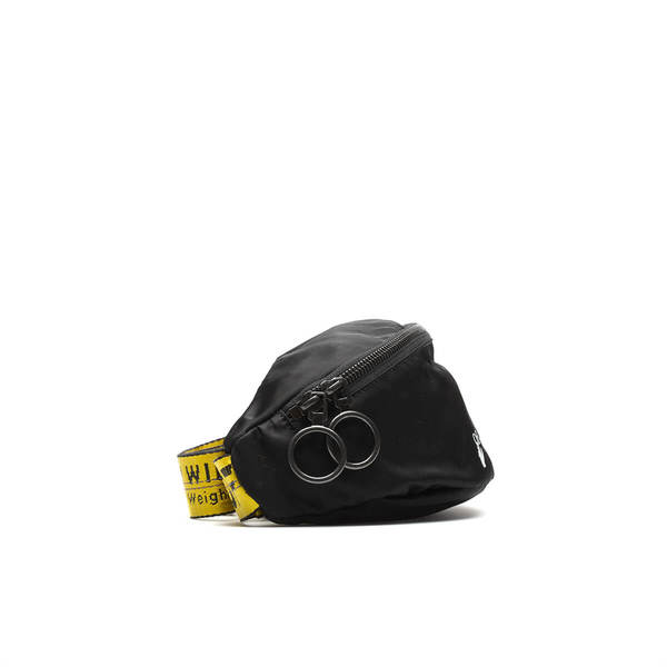 OFF-WHITE OW logo fanny pack - black OFF-WHITE OW logo fanny pack - black