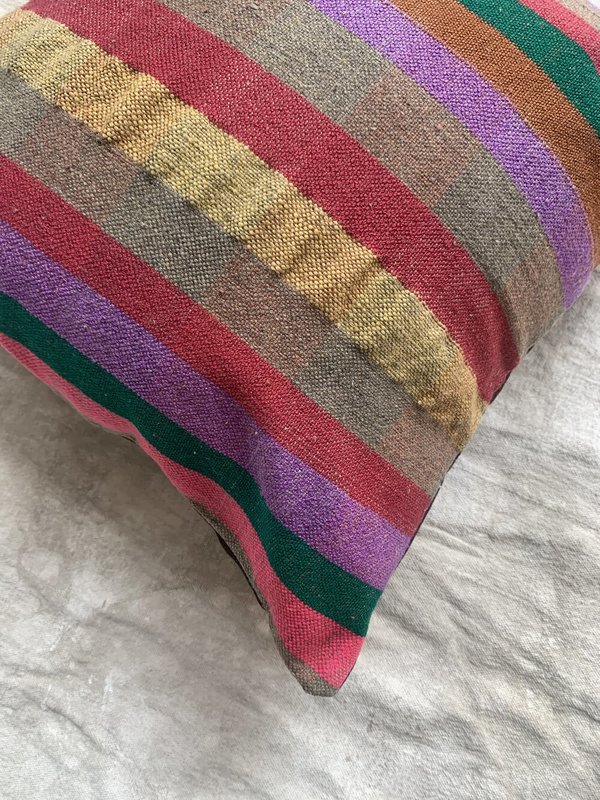 Cuttalossa & Co. Stripe Pillow 16 x 16 - Multi Cuttalossa & Co. Stripe Pillow 16 x 16 - Multi
