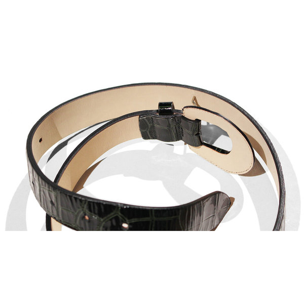 Maryam Nassir Zadeh Bruno Belt - Forest Croc Maryam Nassir Zadeh Bruno Belt - Forest Croc