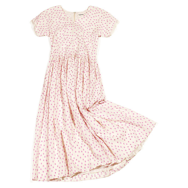 Caron Callahan Pico Dress - Clipped Dot Magenta Caron Callahan Pico Dress - Clipped Dot Magenta