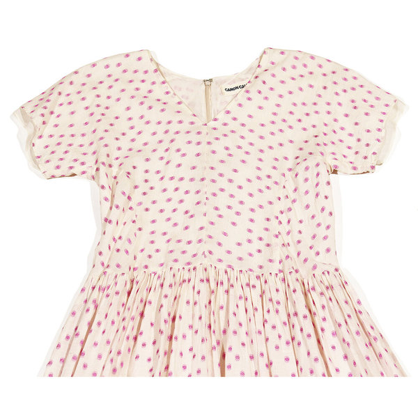 Caron Callahan Pico Dress - Clipped Dot Magenta Caron Callahan Pico Dress - Clipped Dot Magenta