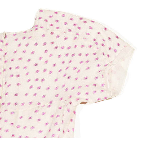 Caron Callahan Pico Dress - Clipped Dot Magenta Caron Callahan Pico Dress - Clipped Dot Magenta