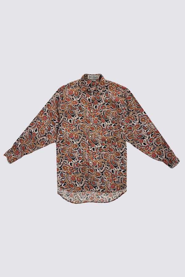 Vintage 3/4 Sleeve Button Up - Dense Paisley Vintage 3/4 Sleeve Button Up - Dense Paisley