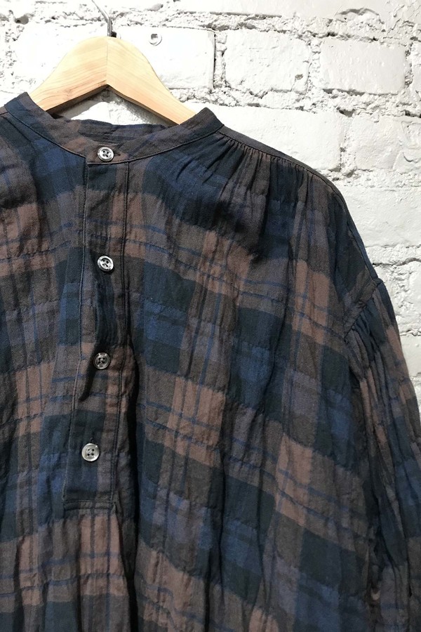 UQNATU Popover Tunic - Plaid UQNATU Popover Tunic - Plaid