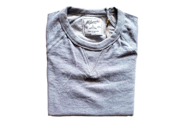 Milworks French Terry Crew Sweatshirt - Heather Grey Milworks French Terry Crew Sweatshirt - Heather Grey