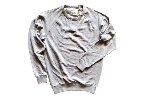 Milworks French Terry Crew Sweatshirt - Heather Grey Milworks French Terry Crew Sweatshirt - Heather Grey