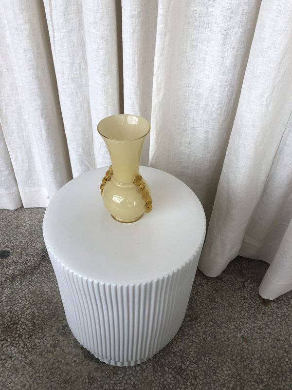 VINTAGE Ri-Ri-Ku GLASS VASE - AMBER VINTAGE Ri-Ri-Ku GLASS VASE - AMBER