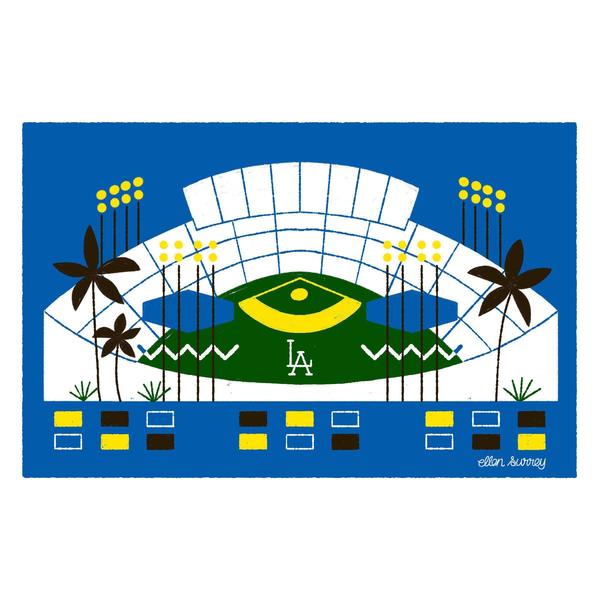 Ellen Surrey - Dodger Stadium - Framed Print Ellen Surrey - Dodger Stadium - Framed Print