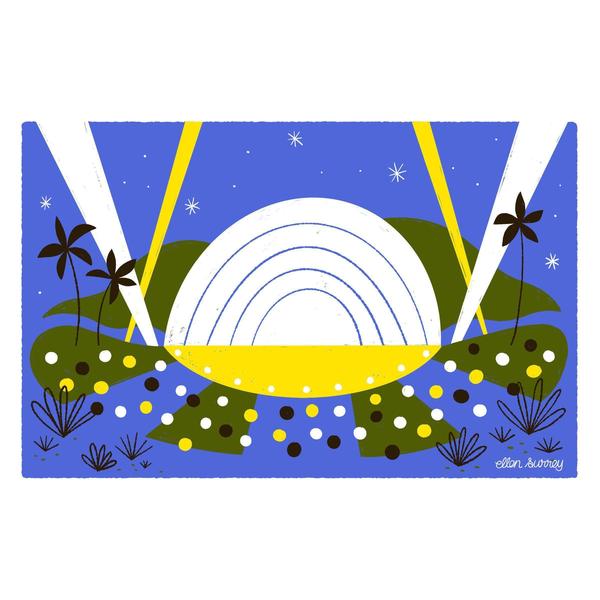 Ellen Surrey - Hollywood Bowl - Framed Print Ellen Surrey - Hollywood Bowl - Framed Print