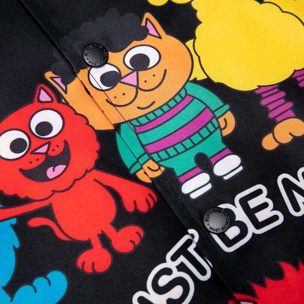 Nerm Street Hooded Coach Jacket 'Black' Nerm Street Hooded Coach Jacket 'Black'