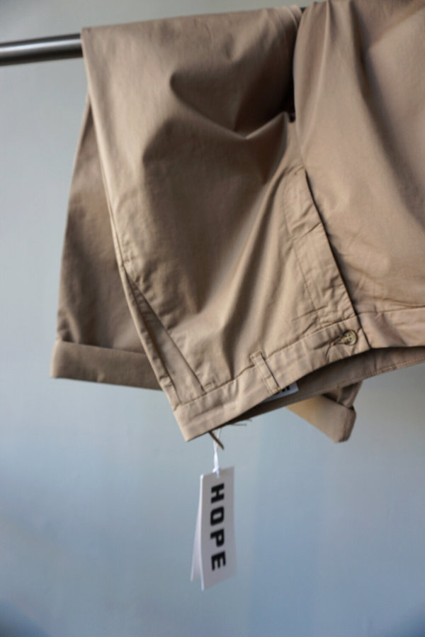 HOPE BEIGE NEWS TROUSER - BEIGE HOPE BEIGE NEWS TROUSER - BEIGE