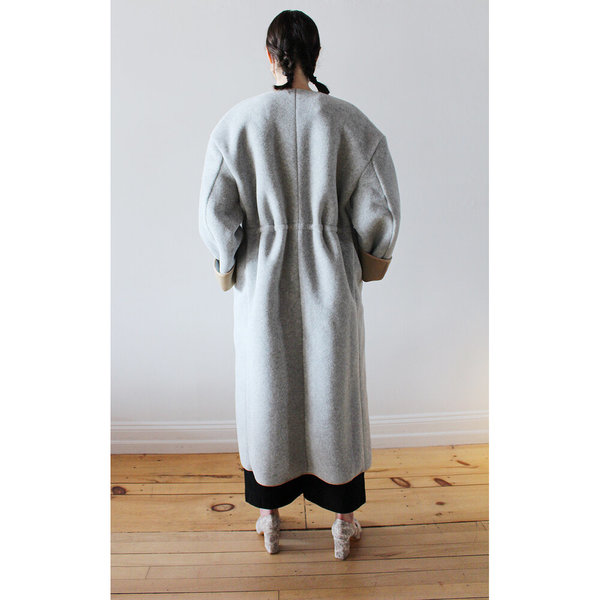 Rodebjer Tencha Coat - Grey Melange Rodebjer Tencha Coat - Grey Melange