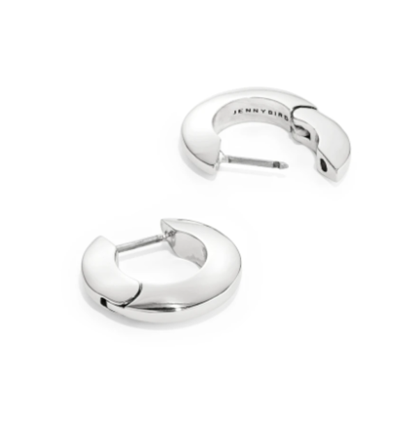 Jenny Bird Toni Hinged Hoop Earrings - silver Jenny Bird Toni Hinged Hoop Earrings - silver