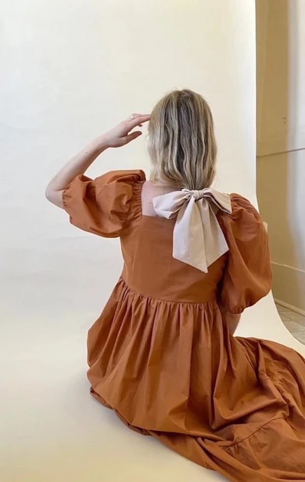 brown dress uniqlo Amazing midi linen blend dress Uniqlo  Yourse Vintage