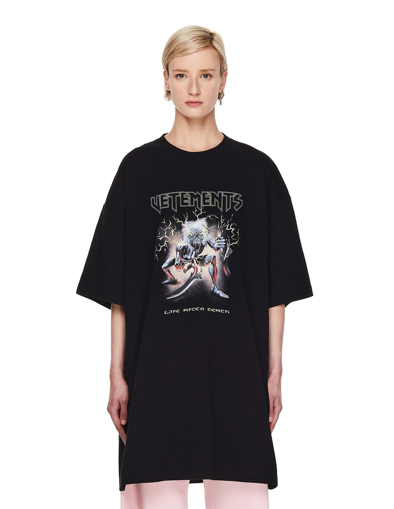 VETEMENTS Life After Death Printed T-Shirt | Garmentory
