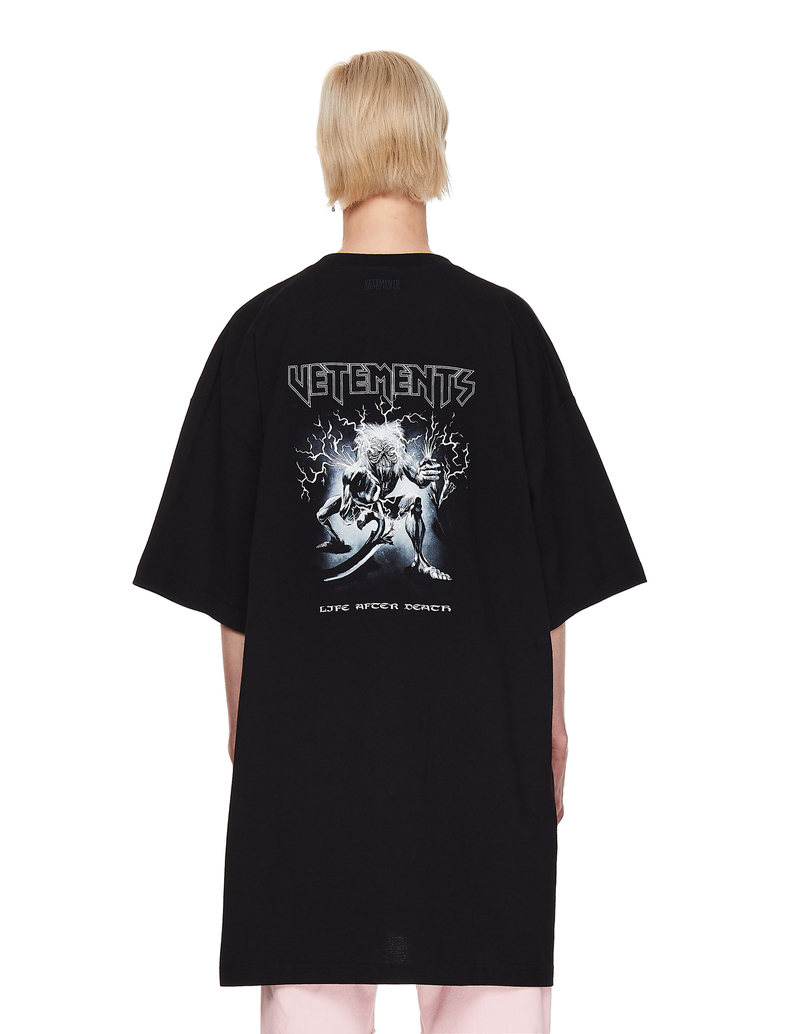 VETEMENTS Life After Death Printed T-Shirt | Garmentory