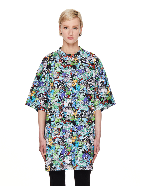 Vetements Oversize Cartoon T-Shirt - Multicolor | Garmentory
