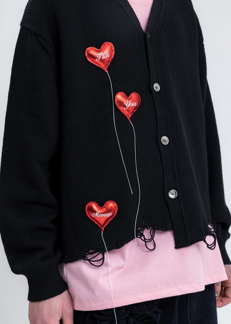 doublet HAPPY BALLOONS CARDIGAN Doublet Happy Balloons Cardigan