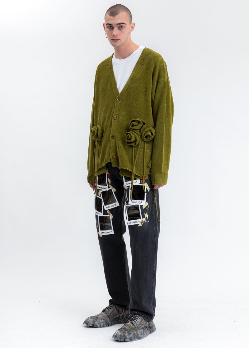 doublet FLOWER CORSAGE CARDIGAN 21SS 【公式通販】