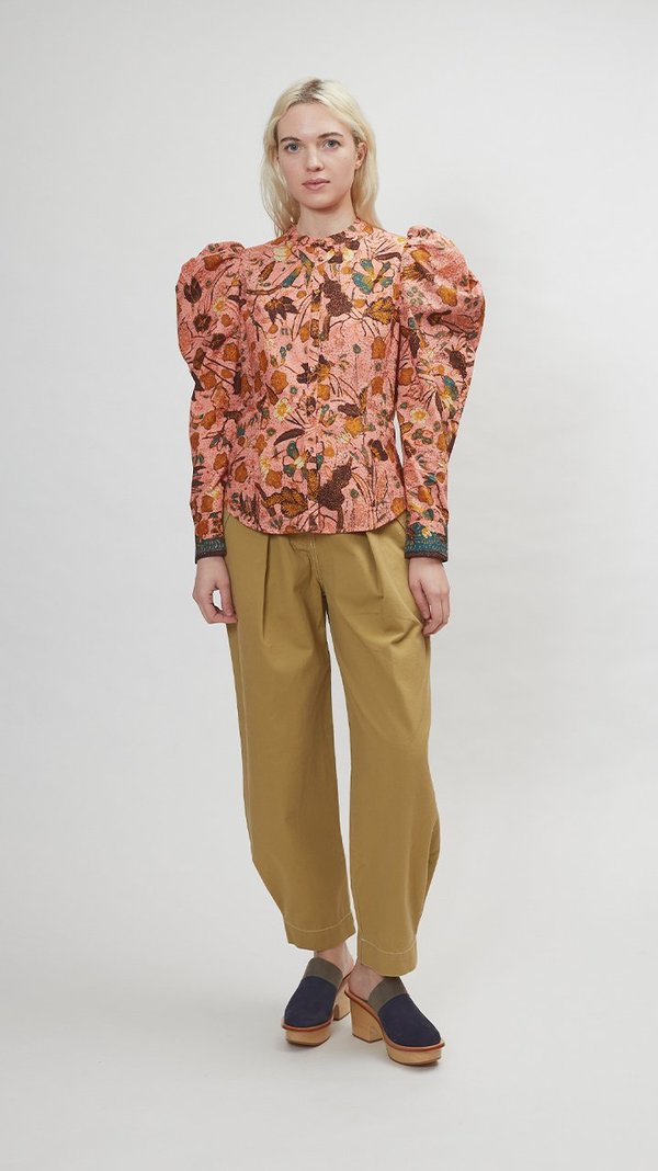 Ulla Johnson Willa Blouse - Blush Floral Ulla Johnson Willa Blouse - Blush Floral