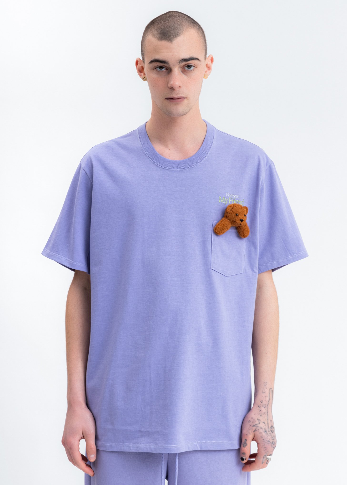 Friend T-Shirt - Purple | Garmentory