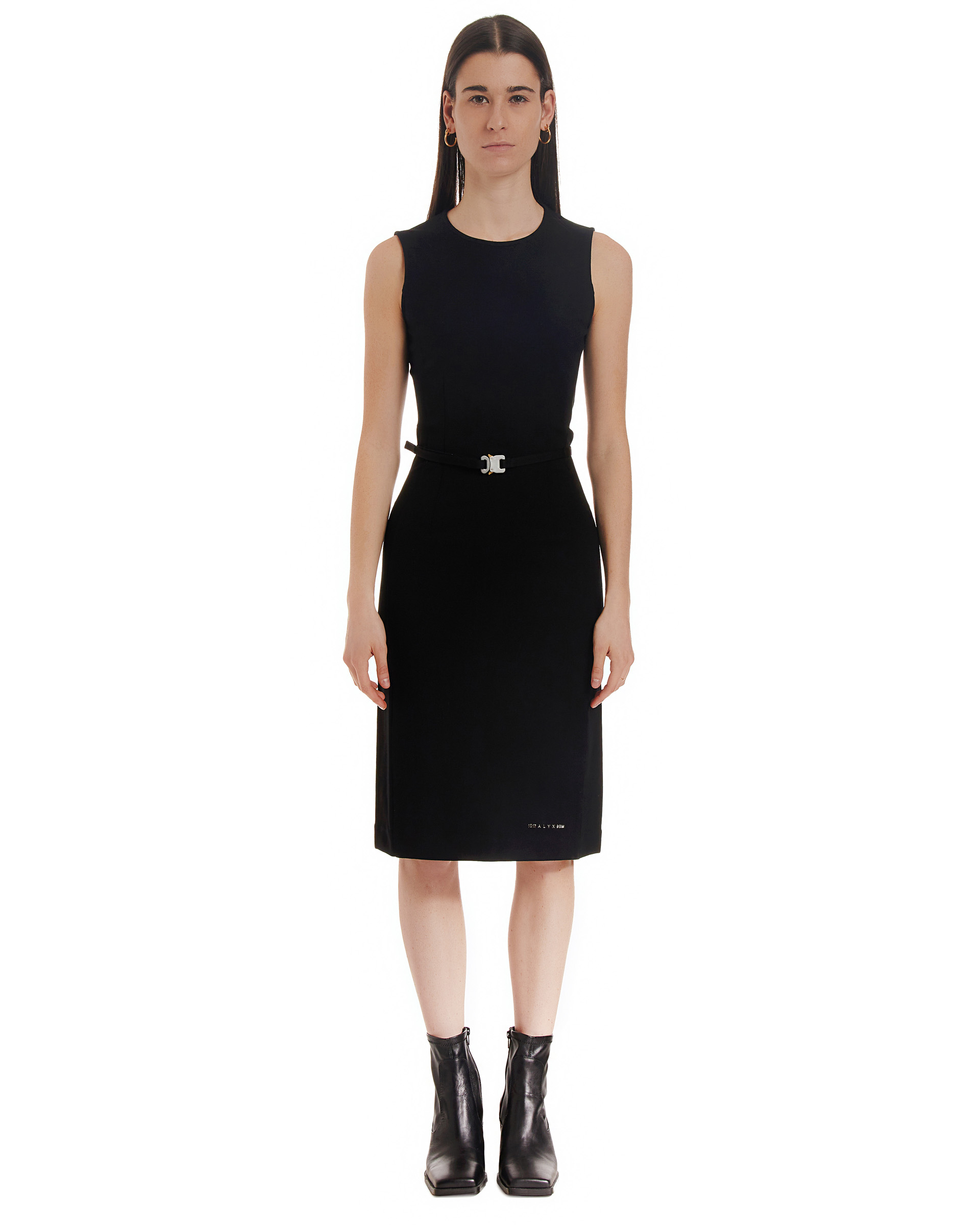 パーティードレス ALYX AAWDR0078 FA01 BLK0001 Dresses 1017 9SM Black Buy 1017 ALYX 9SM Viscose Sleeveless Belted Midi Dress
