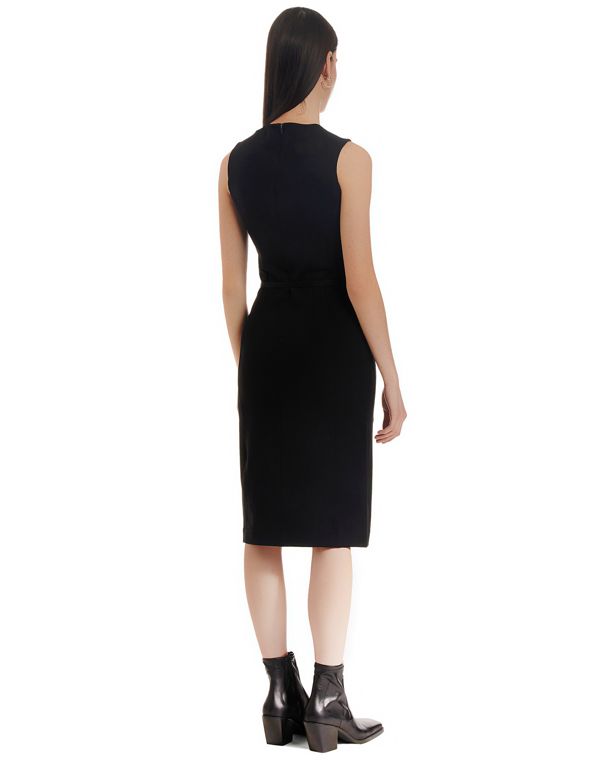 パーティードレス ALYX AAWDR0078 FA01 BLK0001 Dresses 1017 9SM Black Buy 1017 ALYX 9SM Viscose Sleeveless Belted Midi Dress