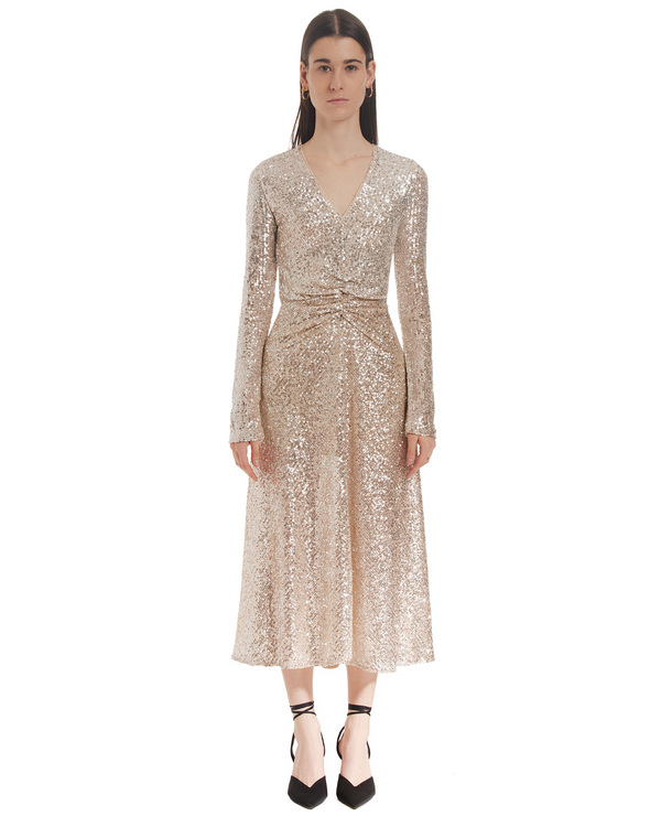 champagne gold colored prom dresses Champagne Black Girl Prom Dress for Curvy Girl main image 0