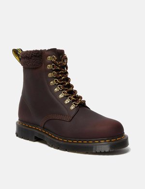 dark brown doc martens