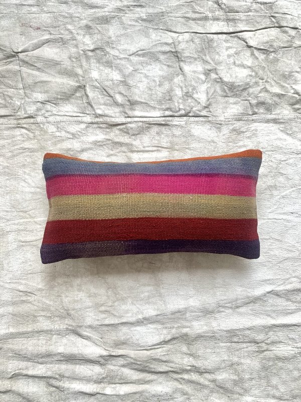 Cuttalossa & Co. Sunset Stripe Lumbar Pillow 10'' x 20'' Cuttalossa & Co. Sunset Stripe Lumbar Pillow 10'' x 20''