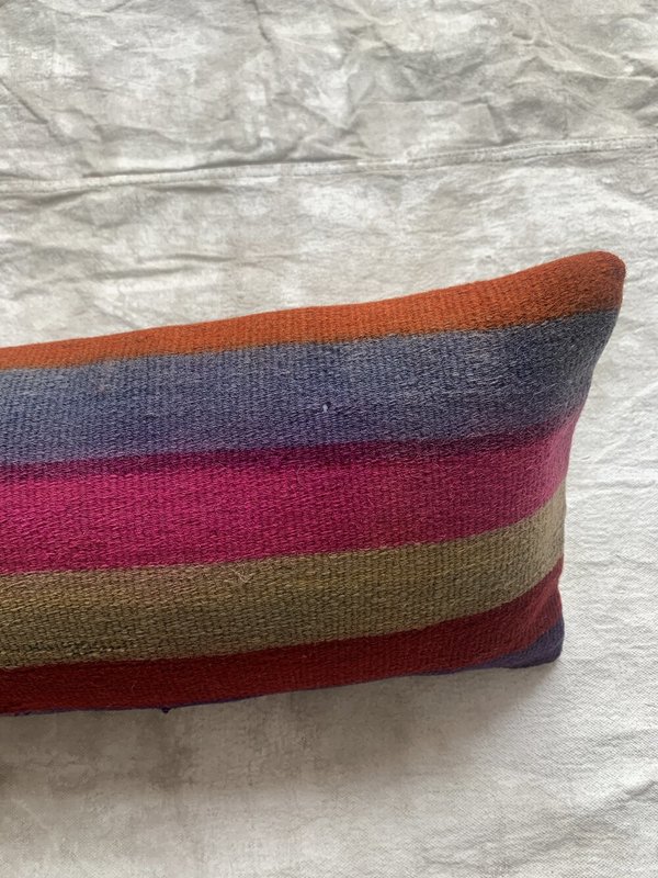 Cuttalossa & Co. Sunset Stripe Lumbar Pillow 10'' x 20'' Cuttalossa & Co. Sunset Stripe Lumbar Pillow 10'' x 20''