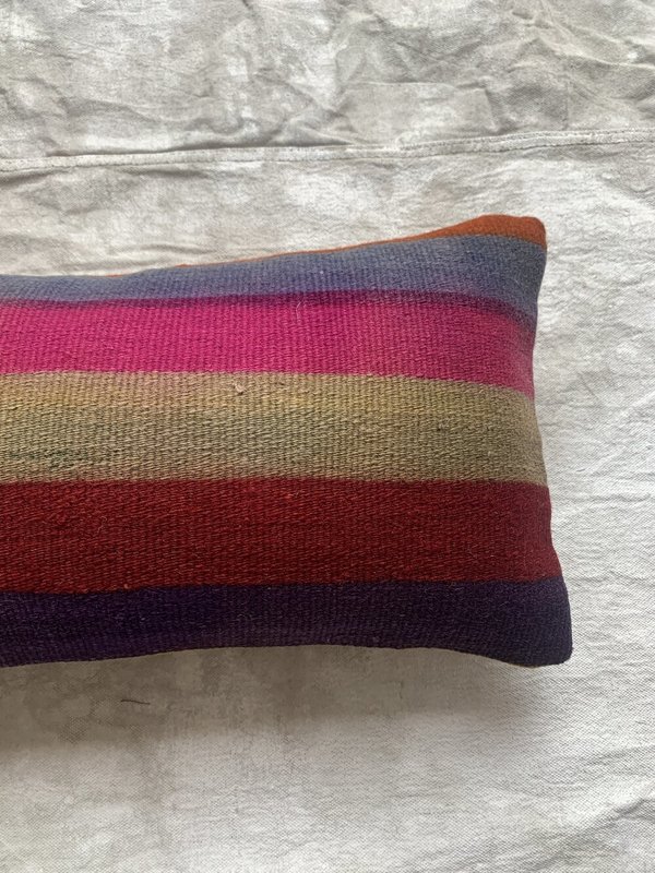 Cuttalossa & Co. Sunset Stripe Lumbar Pillow 10'' x 20'' Cuttalossa & Co. Sunset Stripe Lumbar Pillow 10'' x 20''