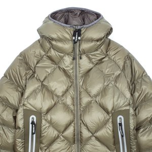 And Wander Diamond Stitch Down Jacket - Khaki | Garmentory